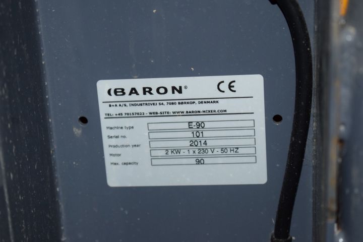 560507-6 Compulsive mixer Baron E-90, 90 liters