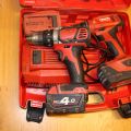 616291-3 Hilit & Milwaukee screwdriver with charger