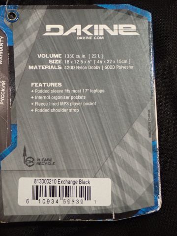 577397-4 2 bags Brand DAKINE