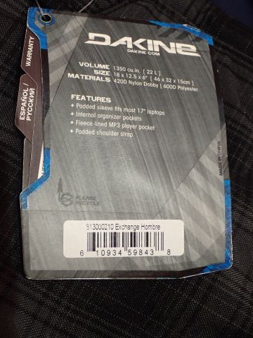 577397-9 2 bags Brand DAKINE