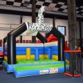 636158-2 Inflatable jumping castle Zebra 5.2 x 4.6 m