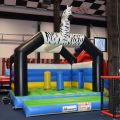 636158-3 Inflatable jumping castle Zebra 5.2 x 4.6 m