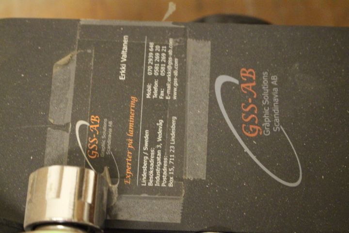 635536-6 Large format laminator GSS DH-650 with stand and trolley