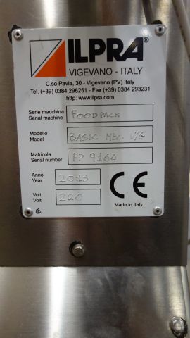 636138-4 Sealing machine Ilpra Basic V / G