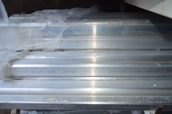 593901-6 Teseo Aluminum pipe system AP40 + AP20 "New"