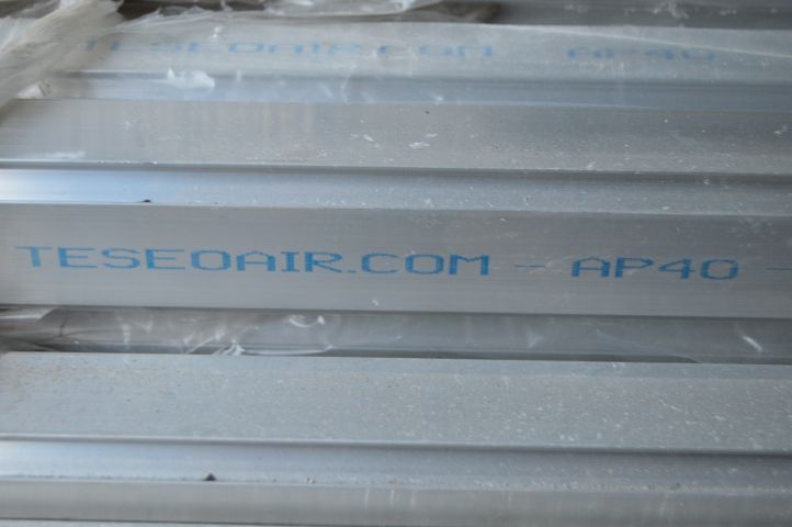 593901-8 Teseo Aluminum pipe system AP40 + AP20 "New"