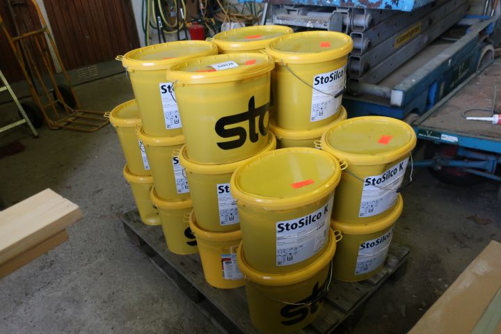 628128-1 20pcs bucket Facade output, StoSilco, 1.5mm, colored S6000N