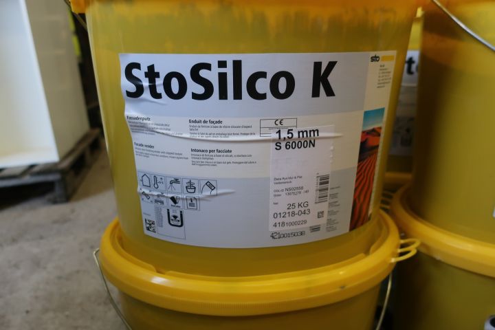 628128-2 20pcs bucket Facade output, StoSilco, 1.5mm, colored S6000N