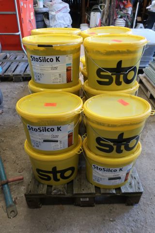 628128-6 20pcs bucket Facade output, StoSilco, 1.5mm, colored S6000N