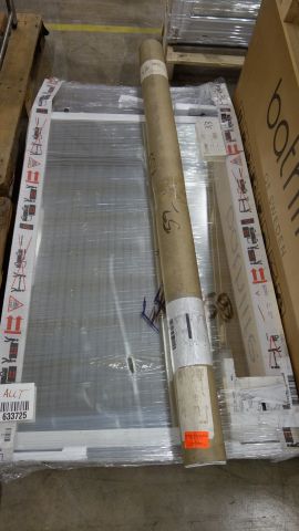 633725-5 2 sliding door Elfa Vista Plain Mirror, Profile: White