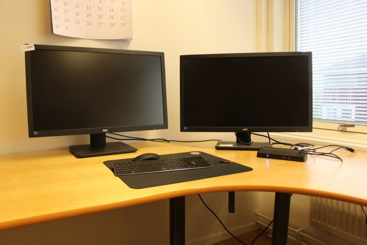 612699-1 Datorskärmar LCD 2st AOC 27"