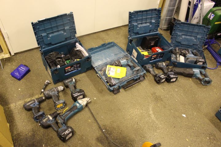 612734-1 Batteridrivna verktyg Makita 18V, 10st