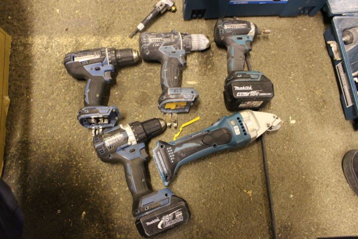 612734-2 Batteridrivna verktyg Makita 18V, 10st