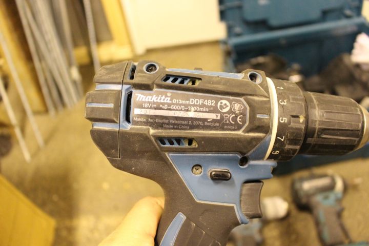 612734-3 Batteridrivna verktyg Makita 18V, 10st