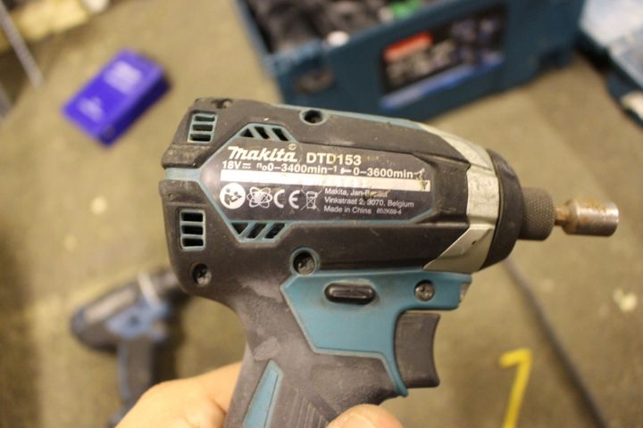 612734-7 Batteridrivna verktyg Makita 18V, 10st