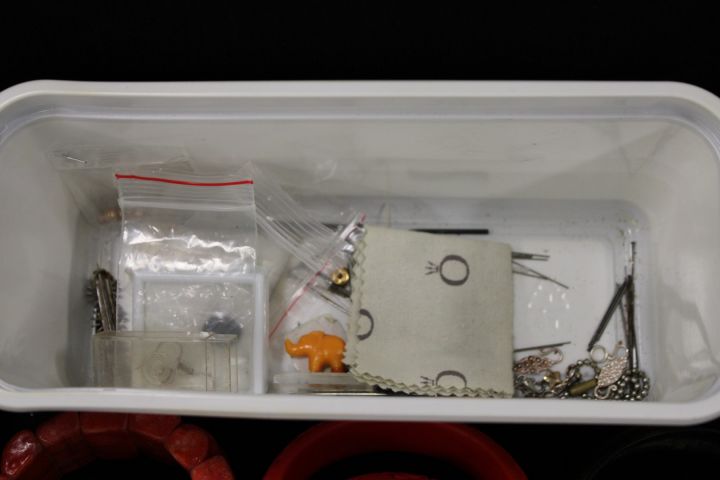 627112-5 Silver pen, necklace, bracelet & accessories for jewelry making