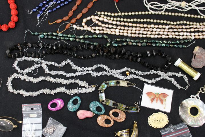 627112-9 Silver pen, necklace, bracelet & accessories for jewelry making