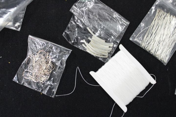 627112-13 Silver pen, necklace, bracelet & accessories for jewelry making