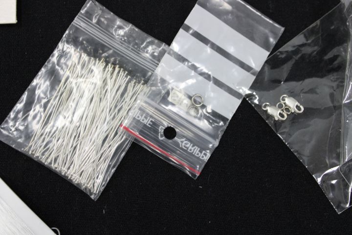 627112-14 Silver pen, necklace, bracelet & accessories for jewelry making