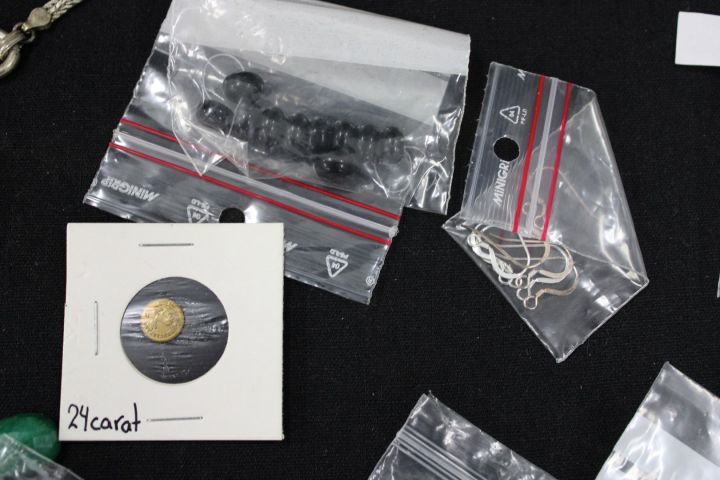 627112-15 Silver pen, necklace, bracelet & accessories for jewelry making