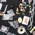 627112-16 Silver pen, necklace, bracelet & accessories for jewelry making