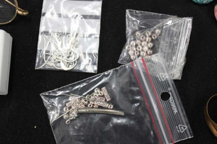 627112-25 Silver pen, necklace, bracelet & accessories for jewelry making