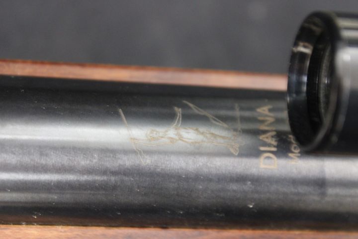 627115-10 Air rifle Diana with binoculars, Model 28, 4.5mm / .177