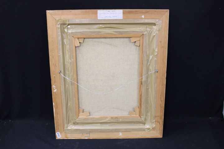 627133-5 Oil painting, -Dan Lindstrand (approx. 50x59cm)