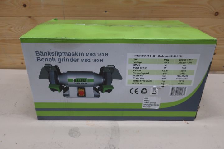 637028-2 Bench grinder Luna MSG 150 H