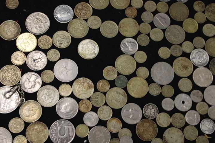 627164-13 Coin collection, Swedish & foreign coins