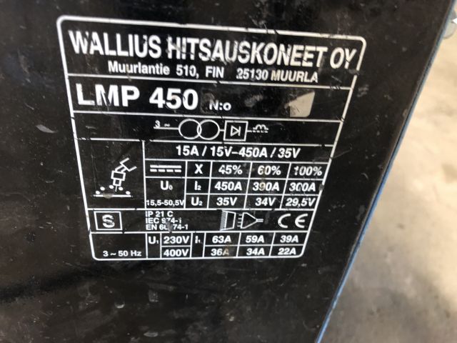 637239-4 Welding machine - Wallius LMP 450