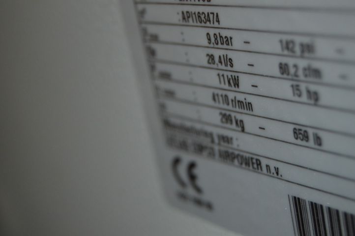 593801-4 Screw compressor Atlas Copco GA11VSD