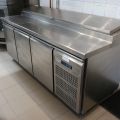 628165-4 Cooling bench with cooling gutter, Ginox