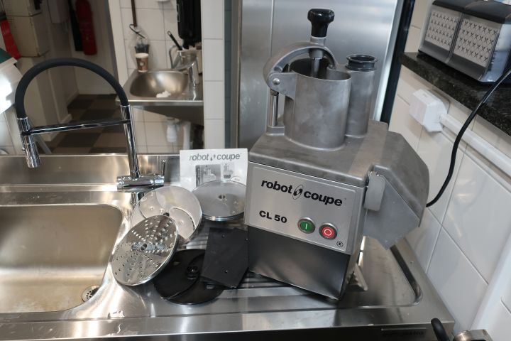 628172-12 Vegetable cutter, Robot Coupe CL50, including knives