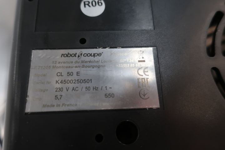 628172-14 Vegetable cutter, Robot Coupe CL50, including knives