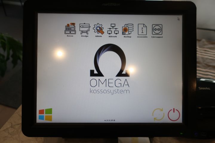 628198-21 Checkout system, Partner SP-630-Q, with sam4's receipt printer