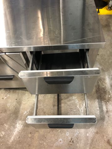 632549-5 Kema Blue Line refrigerator with 12 drawers and a cabinet