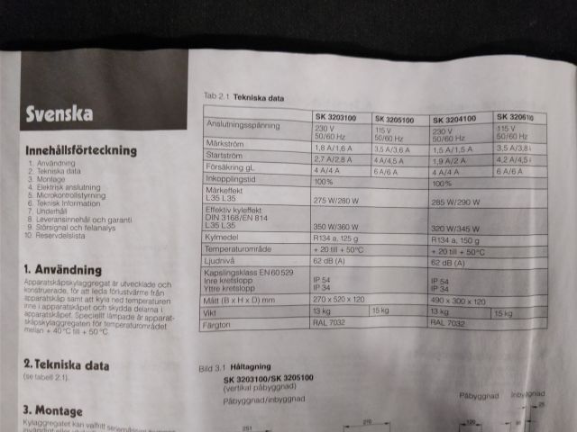 601423-5 Cooling unit Rittal SK 3203100