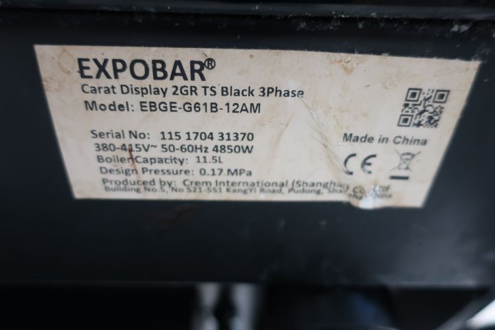 628215-15 Espresso machine, Expobar Carat