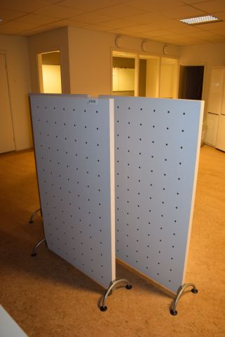 572503-1 Sound absorbing office partitions 3 pcs.