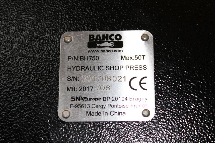 639046-3 Hydraulic Press Bahco BH750 50 ton -17