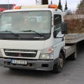639060-3 Mitsubishi Canter 3C15 Car transport -2015 Reg. No. YJT018 164994km Trailer Reg.no: YJT028