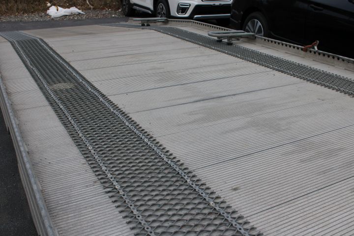 639060-13 Mitsubishi Canter 3C15 Car transport -2015 Reg. No. YJT018 164994km Trailer Reg.no: YJT028