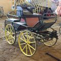 635702-1 Horse carriage, double carriage Tidaholms carts