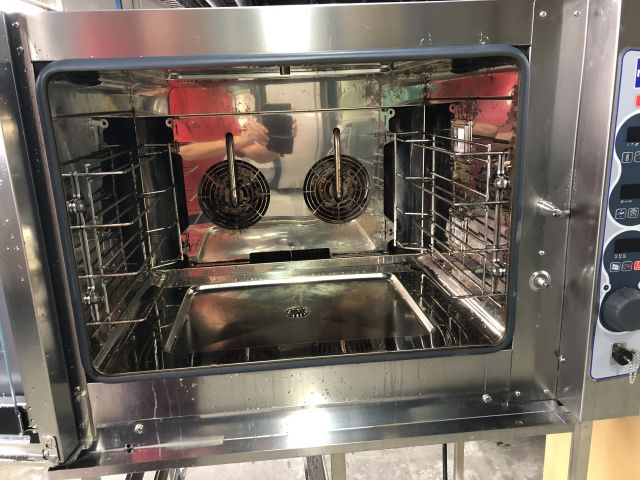 639074-8 Convection oven Mec with floor stand