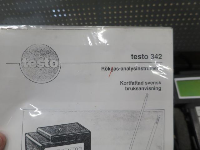 639107-6 Flue gas analysis instrument Testo 342-3