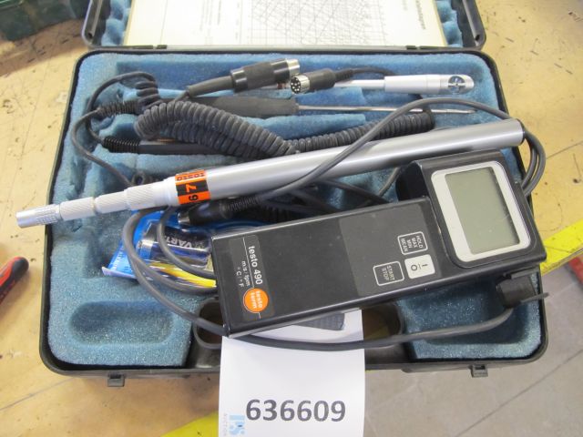 636609-1 Instruments for climate measurements Testo 490