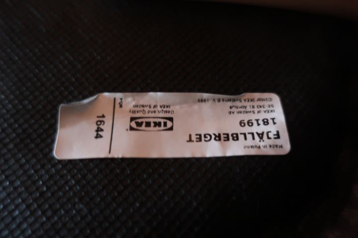 628285-5 Conference table, IKEA with 8 chairs and whiteboard