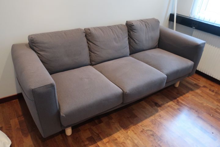 628285-8 Conference table, IKEA with 8 chairs and whiteboard