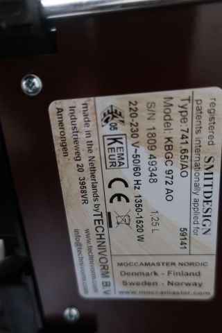 628294-4 Coffee maker, MoccaMaster